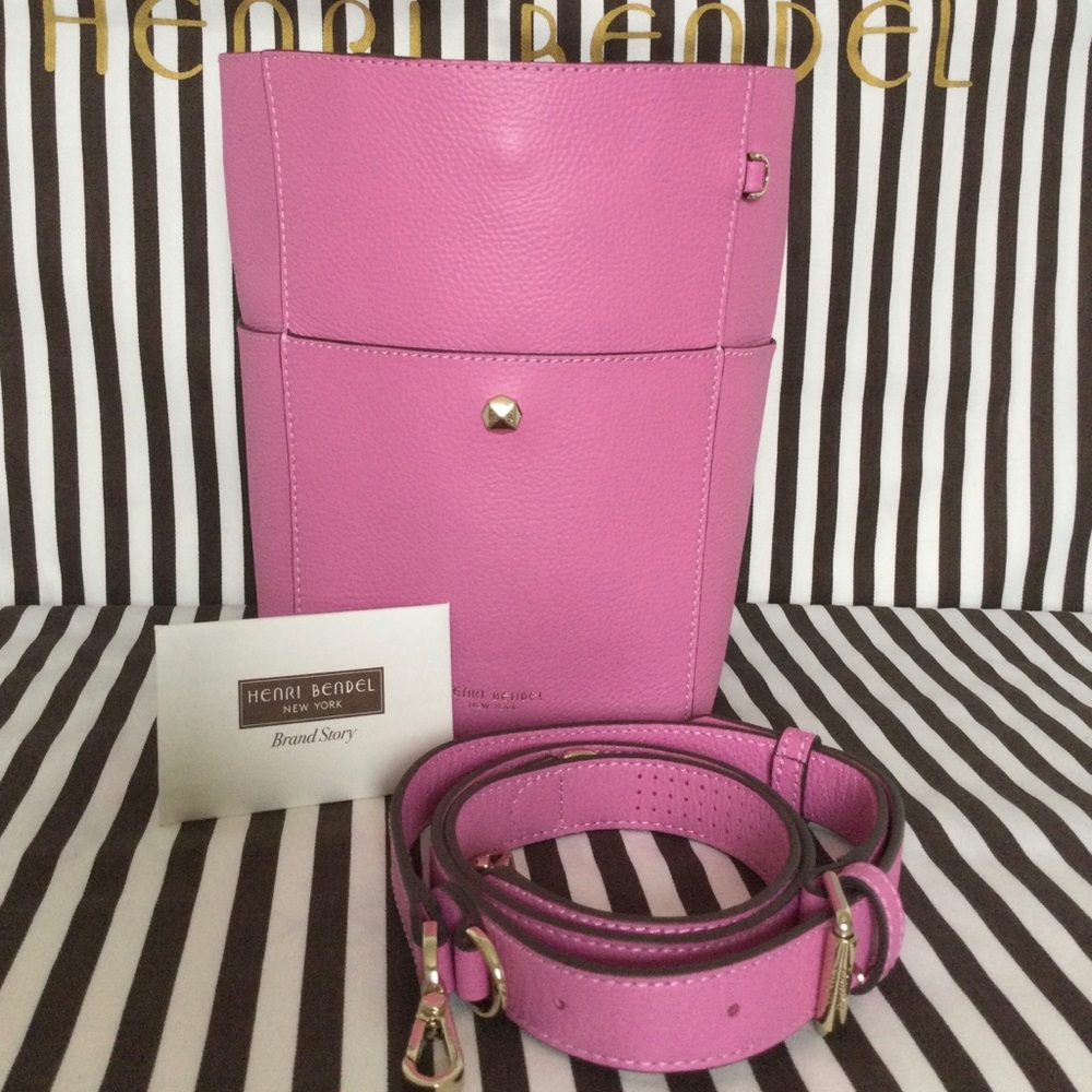 NWT Henri Bendel pink hobo bouquet crossbody.